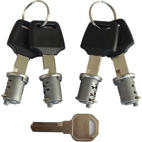 AJDHDGA 4 Pack Lock Cylinders Compatible with Yakima Car Roof Rack System Components SKS Lock Cores, Includes 4 Cylinders Cores, 4 Opening Keys and 1 Control Key