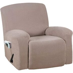 VIENLOVE Recliner Chair Cover Polyester Blend Soft Sofa Furniture Protector Slipcovers Stretch with Elastic Bottom Feature Textured Machine Washable Jacquard Knitted Fabric