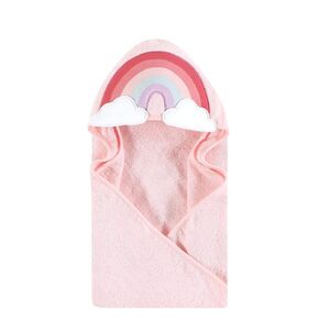 Hudson Baby Unisex Baby Cotton Animal Face Hooded Towel, Rainbow, One Size in Kuwait
