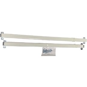 Amazing Drapery Hardware FLAT SASH RODS for Top & Bottom Doors & Sidelights 18" - 28", 2 pack in Saudi Arabia