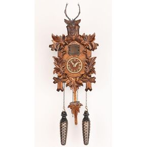 Quartz Cuckoo Clock 5 leaves, head of a deer TU 371 Q in Kuwait