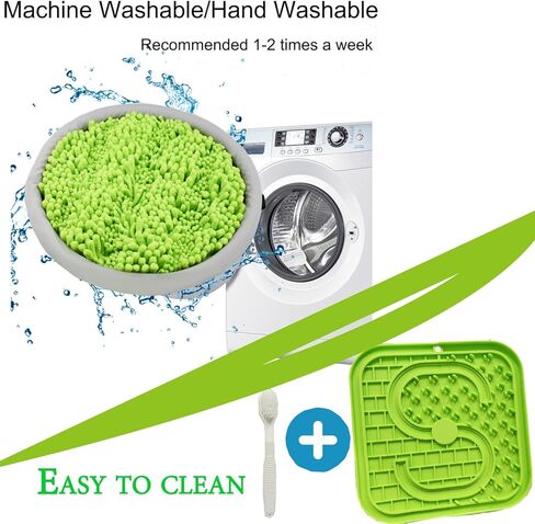 Femont Snuffle Mat for Dogs,Pet Snuffle Mat with Silicone Lick Pad,Interactive Sniff Mat for Boredom,Encourages Natural Foraging Skills and Stress Relief for Small/Medium/Large Dogs in Kuwait