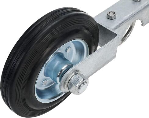 Gate Helper Wheel with 1-5/8" Thru 2" Gate Frames, 6" Gate Wheel Gate Support Wheel for Chain Link Fence Swing Gate in Saudi Arabia
