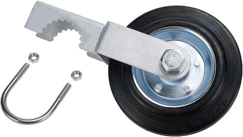 Gate Helper Wheel with 1-5/8" Thru 2" Gate Frames, 6" Gate Wheel Gate Support Wheel for Chain Link Fence Swing Gate in Saudi Arabia