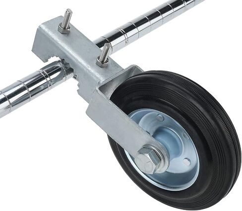 Gate Helper Wheel with 1-5/8" Thru 2" Gate Frames, 6" Gate Wheel Gate Support Wheel for Chain Link Fence Swing Gate in Saudi Arabia