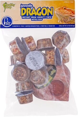 حزمة متنوعة من وجبة الأعشاب الصحية الفورية لأغذية التنين الصغيرة (7 × طعام تنين صغير، 4 × مزيج فواكه، 3 × مزيج نباتي، و1 × طبق تغذية) in Kuwait