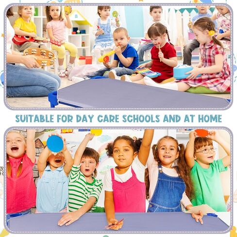 16 قطعة من ملاءات سرير الأطفال للرعاية النهارية من كينلوب للأطفال الصغار ومرحلة ما قبل المدرسة مقاس 24 × 51 بوصة مقاس قياسي ملاءة سرير للأطفال من القطن ملاءة قيلولة قابلة للتنفس للأطفال في وقت القيلولة ملاءة مناسبة للأولاد والبنات (رمادي) in Kuwait