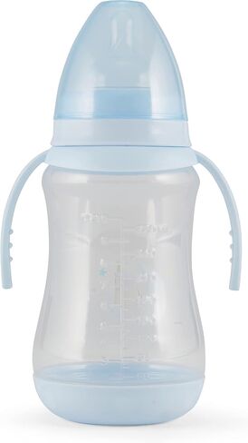 Disney 2 Pack 7 Ounce Baby Bottles with Character Prints and Colored Covers with Double Handle - BPA Free and Easy to Clean in Saudi Arabia