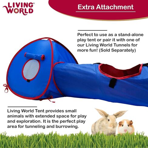 LIVING WORLD Tent for Pets, Blue/Grey in Kuwait