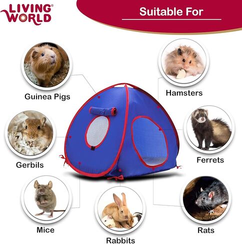 LIVING WORLD Tent for Pets, Blue/Grey in Kuwait