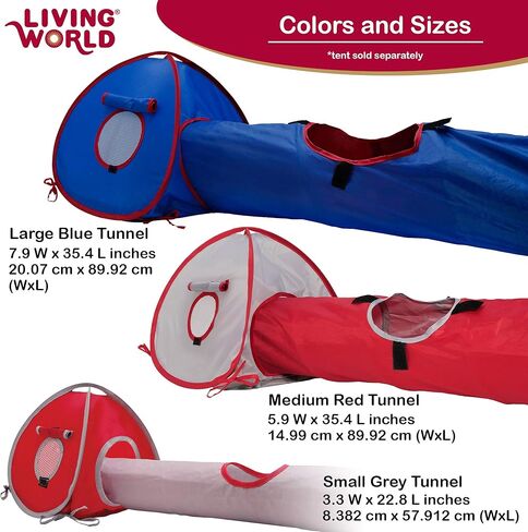 LIVING WORLD Tent for Pets, Blue/Grey in Kuwait