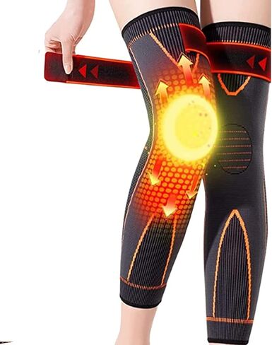 Tourmaline Acupressure self-Heating Shaping Knee Sleeve,Mugwort Acupressure Shaping Knee Pads (XL) in Kuwait