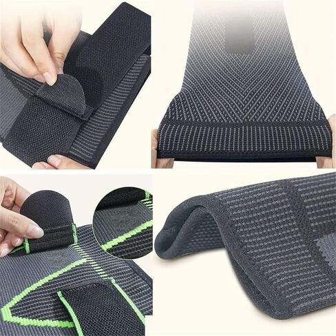 Tourmaline Acupressure self-Heating Shaping Knee Sleeve,Mugwort Acupressure Shaping Knee Pads (XL) in Kuwait