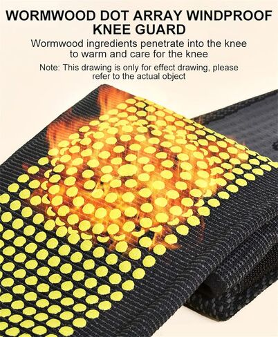 Tourmaline Acupressure self-Heating Shaping Knee Sleeve,Mugwort Acupressure Shaping Knee Pads (XL) in Kuwait