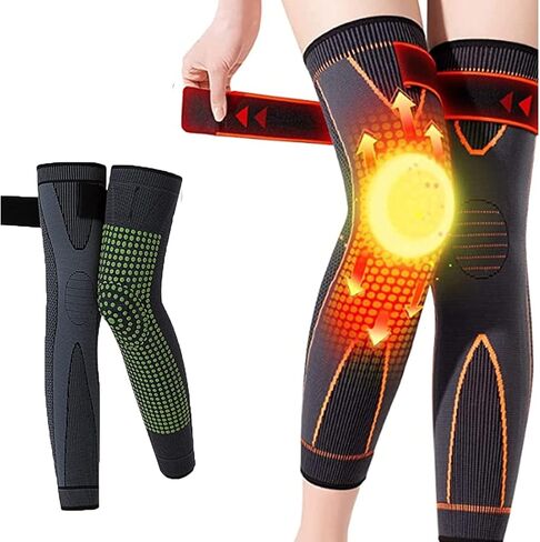 Tourmaline Acupressure self-Heating Shaping Knee Sleeve,Mugwort Acupressure Shaping Knee Pads (XL) in Kuwait