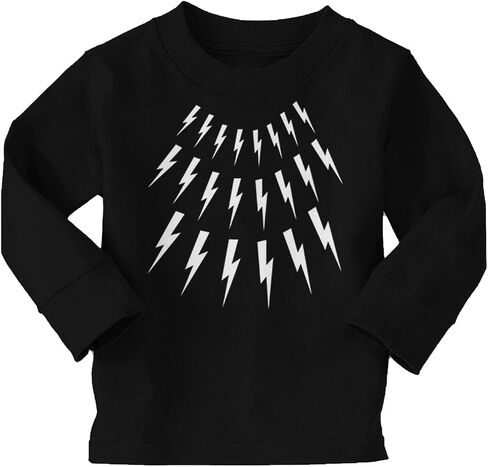 Lightning Bolts - تي شيرت جيرسيه قطني من David Rose Sweater محاكاة ساخرة للرضع/الأطفال الصغار in Saudi Arabia