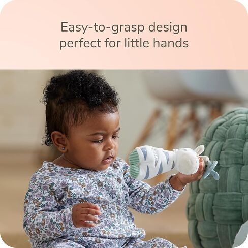 NUK Besties Pacifier Holder with Stuffed Animal and Silicone Pacifier Included in Saudi Arabia