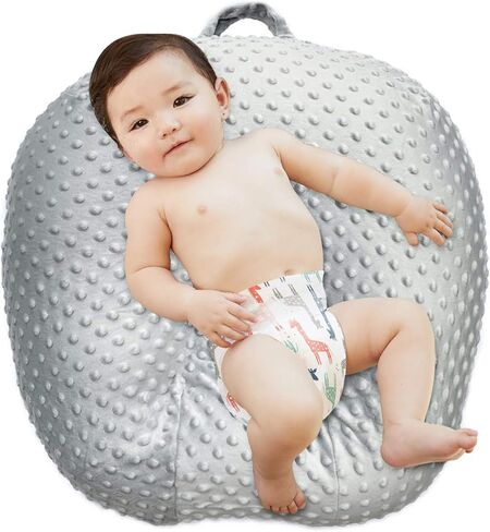 اس اتش- رويدو قطعة واحدة من غطاء انزلاقي قابل للازالة لاسترخاء حديثي الولادة، غطاء وسادة سرير فاخر ناعم منقط للاطفال in Kuwait