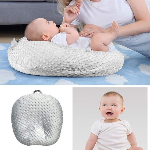 اس اتش- رويدو قطعة واحدة من غطاء انزلاقي قابل للازالة لاسترخاء حديثي الولادة، غطاء وسادة سرير فاخر ناعم منقط للاطفال in Kuwait