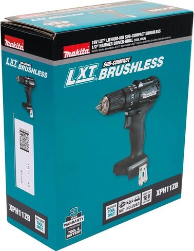 Makita XPH11ZB 18V LXT Lithium-Ion Sub-Compact Brushless Cordless 1/2" Hammer Driver-Drill, Tool Only in Saudi Arabia