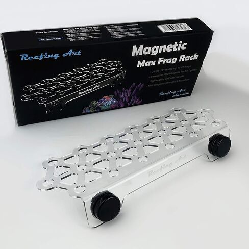 Magnetic Coral Frag Rack Strongest N52 Magnets Holds up to 41 Plugs (Medium Slim) in Kuwait