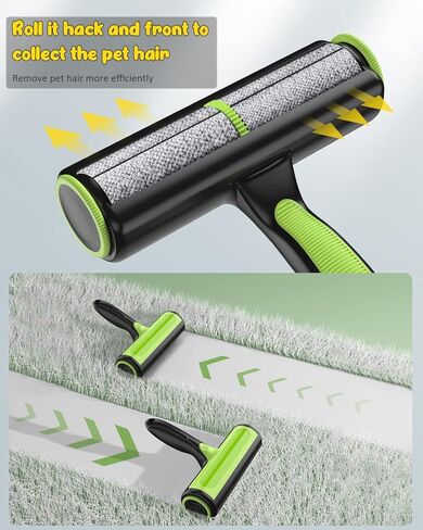 مزيل شعر الحيوانات الأليفة - مزيل شعر القطط والكلاب قابل لإعادة الاستخدام من نيوفلافي للأريكة والسجاد والأثاث ومقاعد السيارات والمفروشات - أداة إزالة وبر محمولة متطورة وإزالة فرو الحيوانات بكفاءة in Kuwait