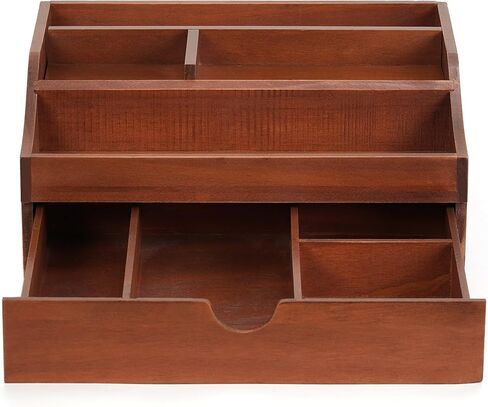 منظم الكولونيا الخشبي WPKLTMZ للرجال رف عرض مرتفع بثلاثة طبقات مع تخزين درج وحجرة مخفية، حامل كولونيا للديكور - فكرة هدية رائعة in Kuwait