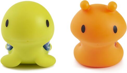 Munchkin® Bath Rattle Squirts - ألعاب تعليمية حسية ممتعة للرضع والأطفال الصغار، السلحفاة والحلزون، عبوتان in Saudi Arabia