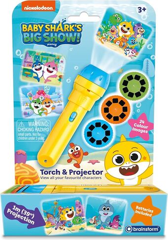 Nickelodeon Baby Sharks Big Show! Torch & Projector, View All Your Favorite Characters, 39" Projections, Kids Ages 3+ in Saudi Arabia