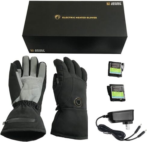 قفازات ساخنة للنساء والرجال، قفازات لمرض رينود، كلاب المشي، ركوب الدراجات، الصيد، صيد الأسماك مقاومة للماء والرياح لون أسود in Kuwait