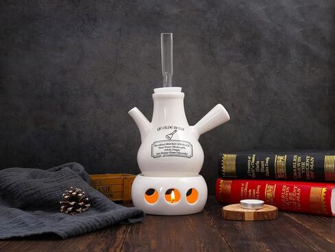 (4 في 1) جهاز استنشاق البخار اليدوي الذي يعمل بالشموع من Ye Olde Bells (التصميم الفيكتوري الأصلي للدكتور نيلسون) - جهاز الاستنشاق، آلة العلاج العطري، جهاز استنشاق الملح ومرطب الهواء in Kuwait