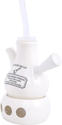 (4 في 1) جهاز استنشاق البخار اليدوي الذي يعمل بالشموع من Ye Olde Bells (التصميم الفيكتوري الأصلي للدكتور نيلسون) - جهاز الاستنشاق، آلة العلاج العطري، جهاز استنشاق الملح ومرطب الهواء in Kuwait