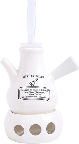 (4 في 1) جهاز استنشاق البخار اليدوي الذي يعمل بالشموع من Ye Olde Bells (التصميم الفيكتوري الأصلي للدكتور نيلسون) - جهاز الاستنشاق، آلة العلاج العطري، جهاز استنشاق الملح ومرطب الهواء in Kuwait