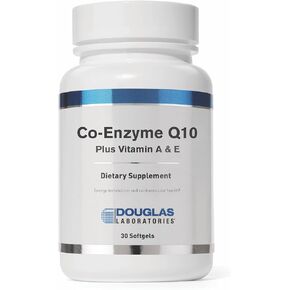 Douglas Laboratories Coenzyme Q10 Plus Vitamin A & E | Supports Energy Production and Proper Functioning of Cells | 30 Softgels in Saudi Arabia