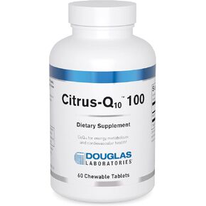 Douglas Laboratories Citrus-Q10 100 | Coenzyme Q10 in A Great Tasting, Chewable Tablet | 60 Tablets | Natural Citrus Flavor in Saudi Arabia