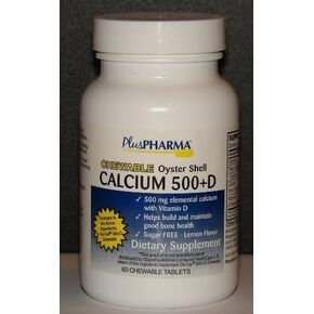Chewable Calcium 500 Plus D (Compare to Os-Cal 500 Chewable) 60ct in Saudi Arabia