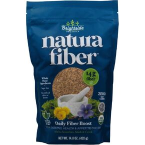 Natura Fiber, All-Natural Organic Fiber Powder Supplement, Plant-Based Whole Food Ingredients, No Artificial Colors or Flavors in Saudi Arabia