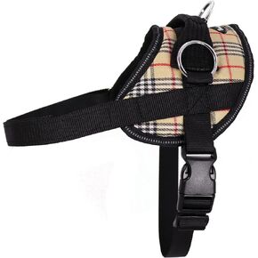 Bark Appeal Green Camo No-Pull Dog Harness for Large to Extra Large Sized Pets – Adjustable, Reflective Vest with 3 Leash Clips for Added Control, Easy Walks & Training – XL