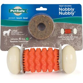 لعبة مضغ الحيوانات الأليفة من شركة PetSafe، لعبة مضغ للرياضيين الكبار من Nobbly Nubbly in Kuwait