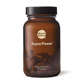 SuperPower by Moon Juice - Mushroom Derived Natural Immune Support Supplement - 900mg Liposomal Vitamin C, 4000 IU Vitamin D, 420mg Beta-Glucans & 30mg Zinc - US Sourced, Vegan, Non-GMO (30 Capsules) in Kuwait