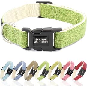Purple Hemp Dog Collar - Hypoallergenic Dog Collar - Comfortable for Sensitive Skin or Allergies with no Harsh Dyes or Chemicals - 4 Sizes from X-Small to Large Breeds in Saudi Arabia