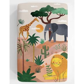Mini Crib Sheet, Pack n Play or Playard Crib Sheet by Rookie Humans: 100% Cotton Sateen. Use as a Photo Background for Your Baby Pictures. Fits Mini Crib Size (38x24 inches) (Enchanted Forest) in Saudi Arabia