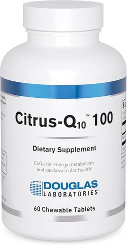 Douglas Laboratories Citrus-Q10 100 | Coenzyme Q10 in A Great Tasting, Chewable Tablet | 60 Tablets | Natural Citrus Flavor in Saudi Arabia