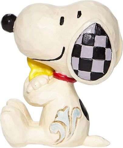 Enesco Peanuts by Jim Shore Snoopy Hugging Woodstock Miniature Figurine, 2.5 Inch, Multicolor in Saudi Arabia