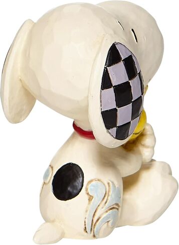 Enesco Peanuts by Jim Shore Snoopy Hugging Woodstock Miniature Figurine, 2.5 Inch, Multicolor in Saudi Arabia