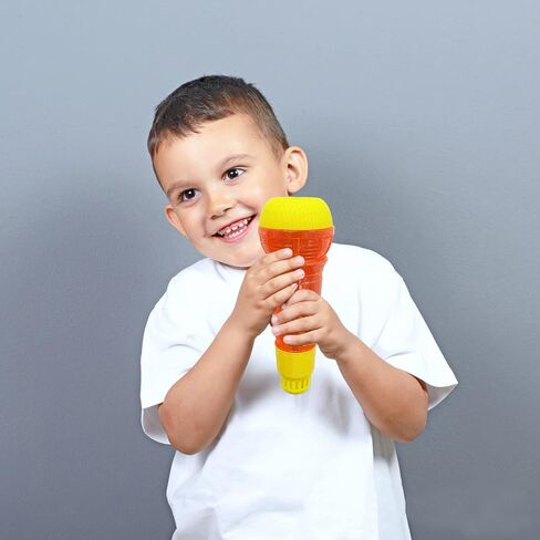 Lolakee Echo Mic for Kids Lightweight Music Singing Toys Speech Therapy Feedback Toy, Fun Supplies for Birthday, Picnic, BBQ, Holiday Party(No Battery Needed) (Bule) in Kuwait