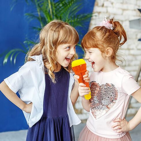 Lolakee Echo Mic for Kids Lightweight Music Singing Toys Speech Therapy Feedback Toy, Fun Supplies for Birthday, Picnic, BBQ, Holiday Party(No Battery Needed) (Bule) in Kuwait