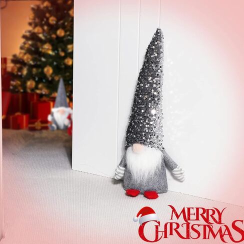 sanferge سدادات باب عيد الميلاد لأسفل الباب، سانتا كلوز النسيج الزخرفية الداخلية توقف الباب الكلمة، حماة الجدار الثقيلة الموزون، لطيف التماثيل عيد الميلاد الحلي للديكور المنزل in Kuwait
