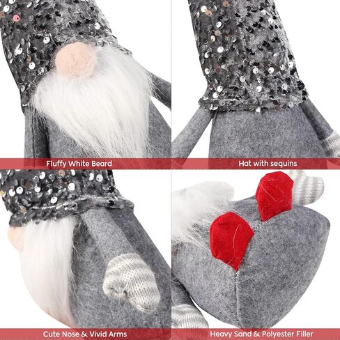 sanferge سدادات باب عيد الميلاد لأسفل الباب، سانتا كلوز النسيج الزخرفية الداخلية توقف الباب الكلمة، حماة الجدار الثقيلة الموزون، لطيف التماثيل عيد الميلاد الحلي للديكور المنزل in Kuwait