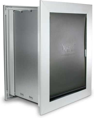 باب كلب كبير من الألومنيوم النقي، باب كلب كبير للجدار، باب للحيوانات الأليفة للجدار مع لوحة قفل منزلقة، أنفاق صندوقية موسعة، وإطار معدني سهل التركيب لسلالات الكلاب الكبيرة والقطط in Kuwait